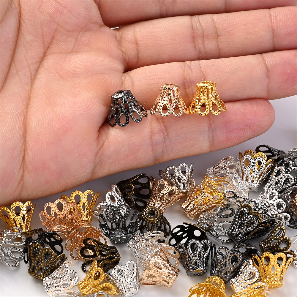 Wine Glass Bead Caps