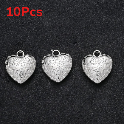 10PCS Gold & Silver CCB Love Pendant Set