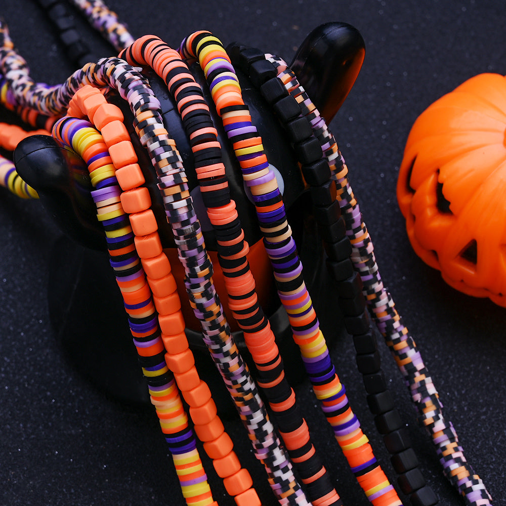 10pcs Halloween Color Clay Beads