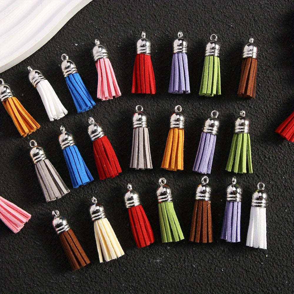 30pcs 36mm Colorful Tassel Charms