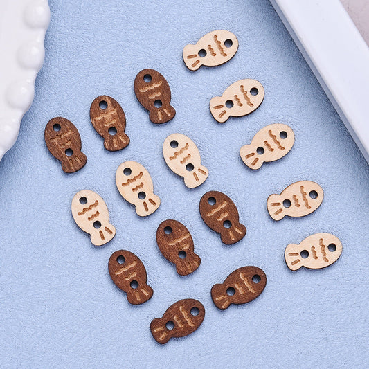 Fish Shape Double Hole Buttons