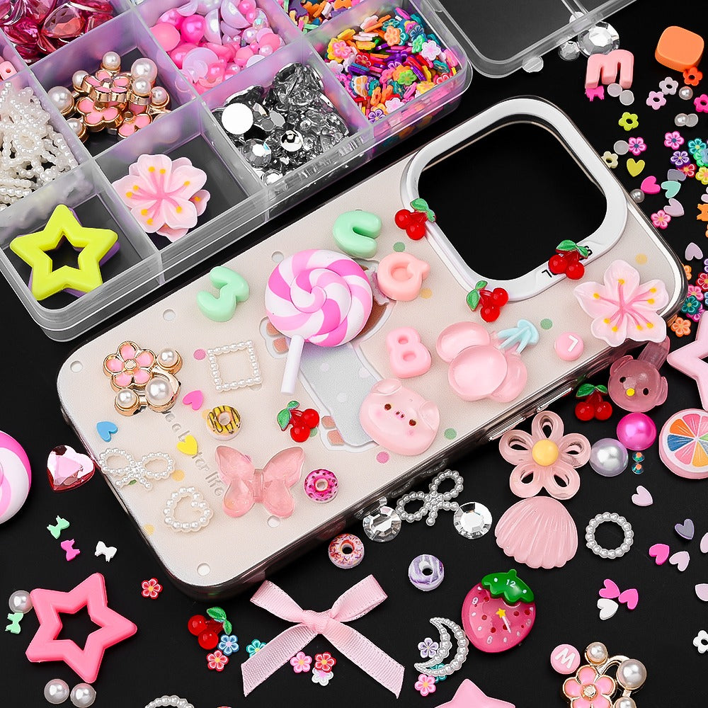 Pink Series Resin Patch Decorative Craft Set