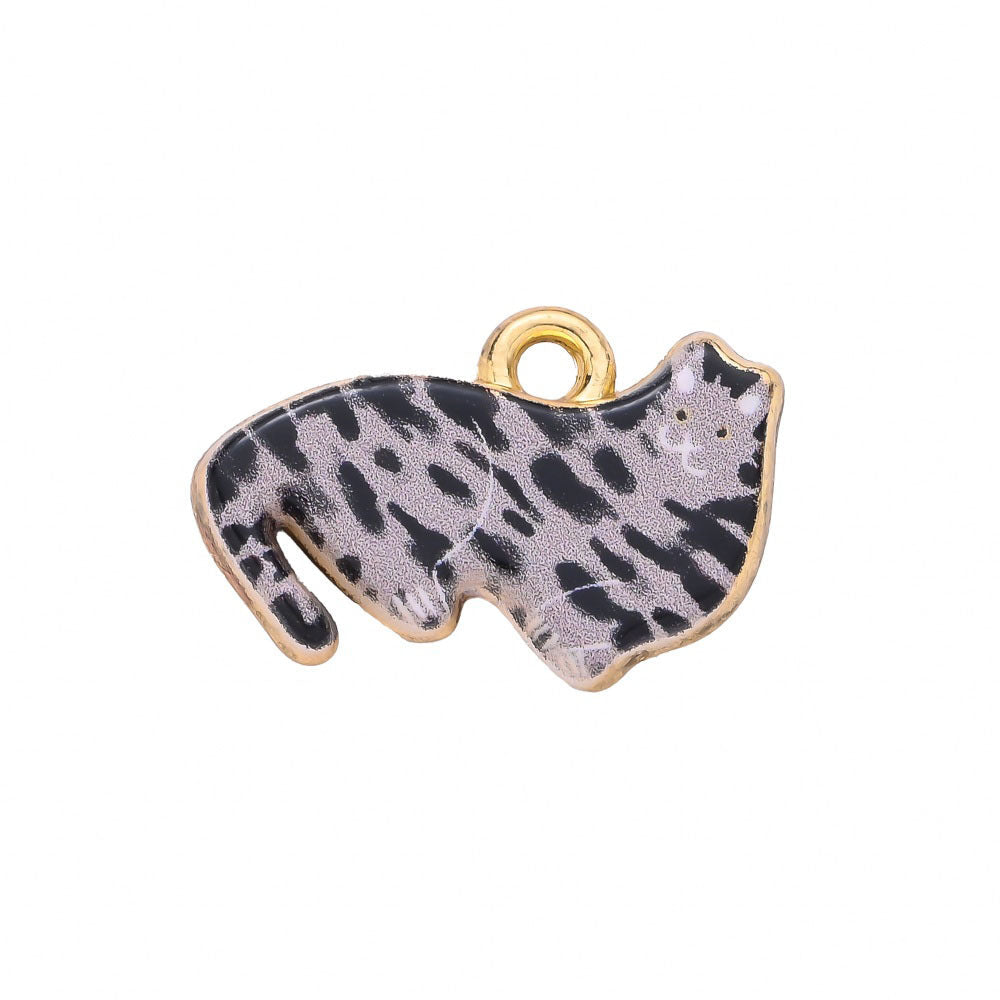 1-Piece Vintage Gold Animal & Nature Charm Pendant