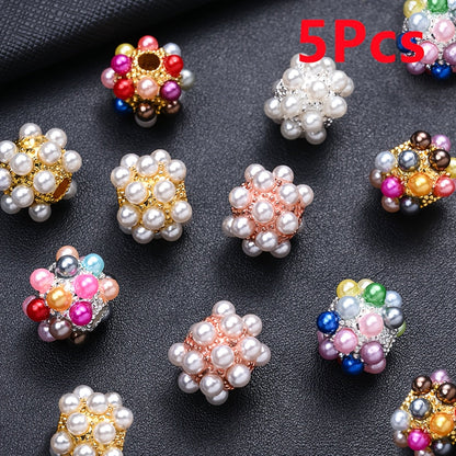 Round Alloy Spacer Beads