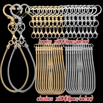 Blank Beadable Keychain Set