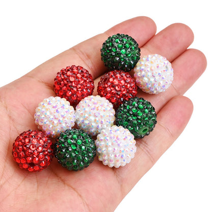 Fine Mixed Color Round Resin Beads