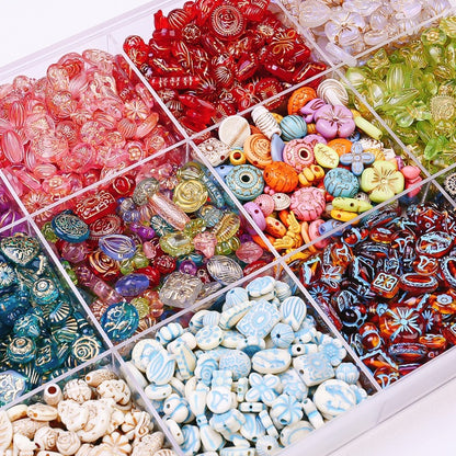 30g/bag 8-30mm Bohemian Style Acrylic Shape Beads