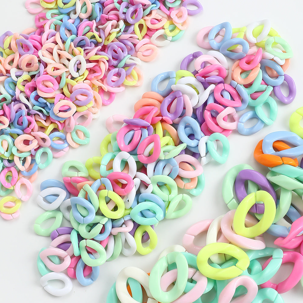 Solid Color Acrylic Chain Clasps