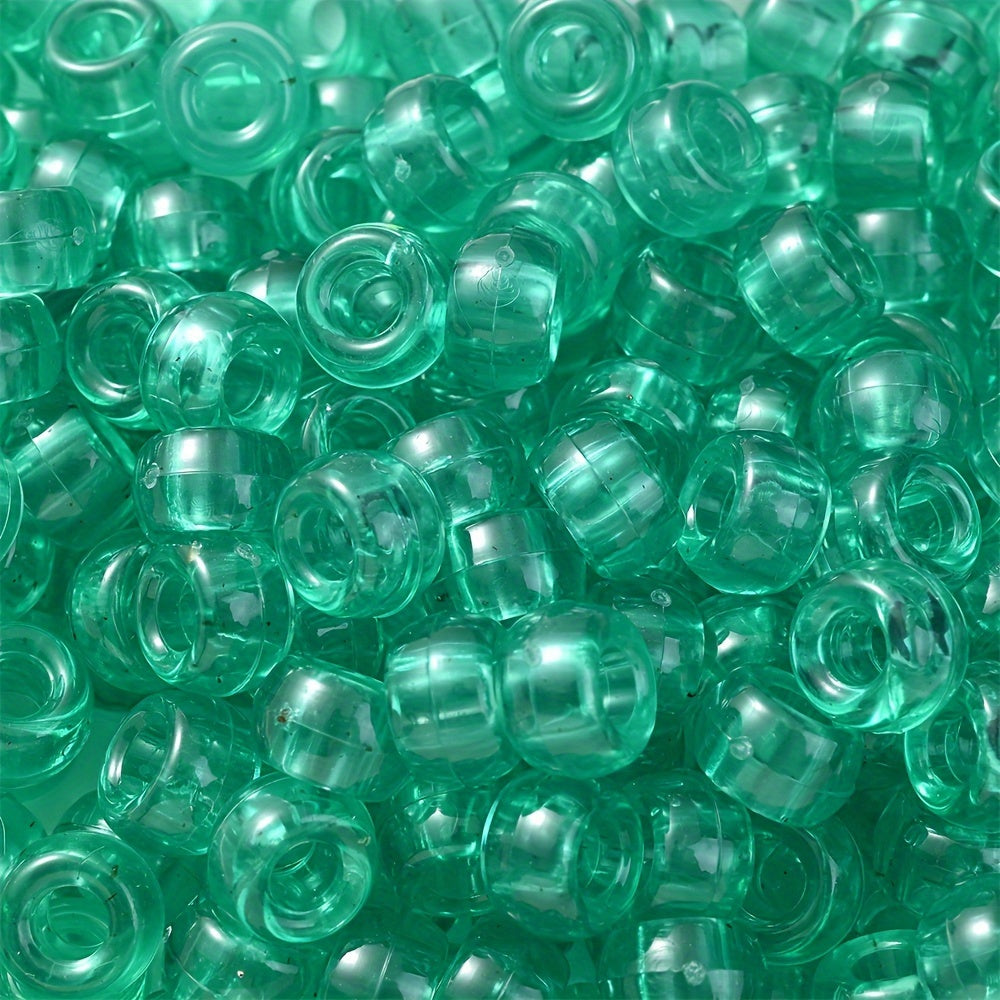 Transparent Colorful Pony Beads