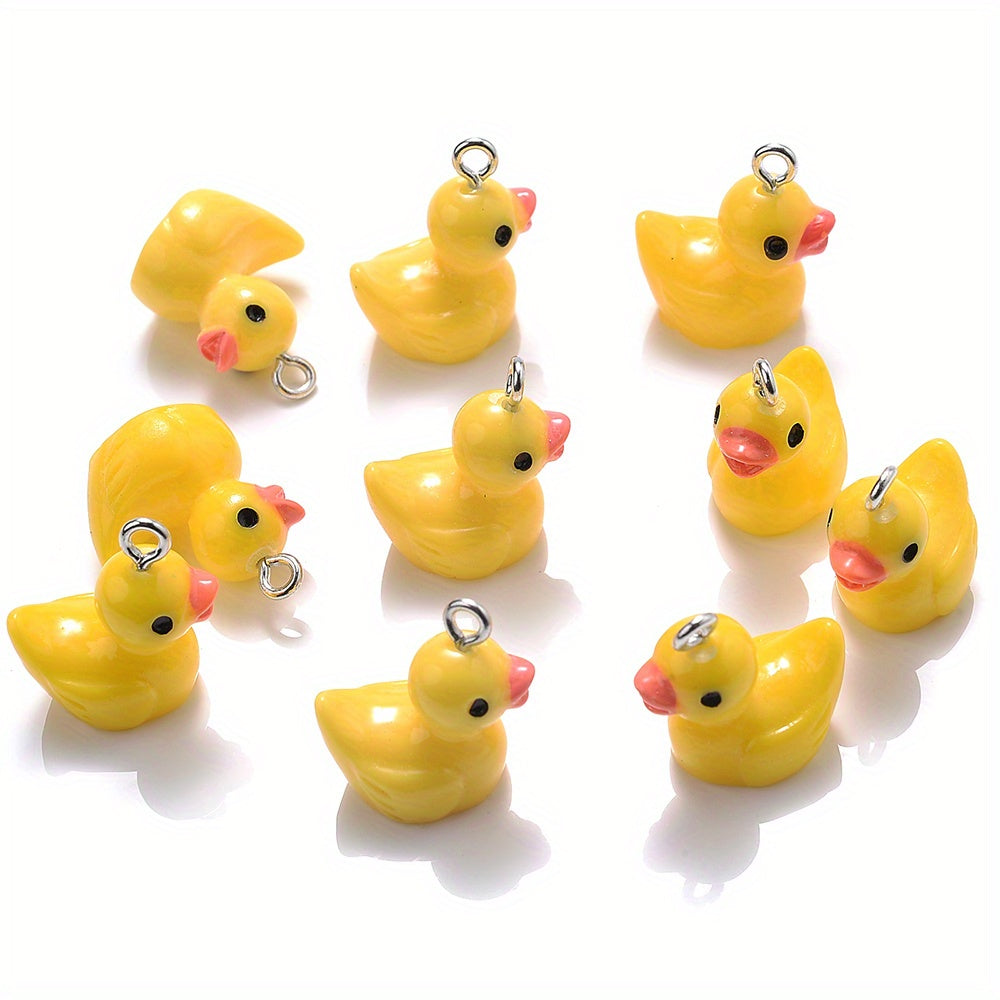 Cute Duck Resin Charms