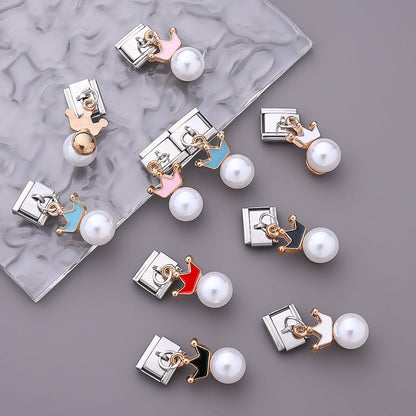 9x10 mm Stainless Steel Crown Modular Charm