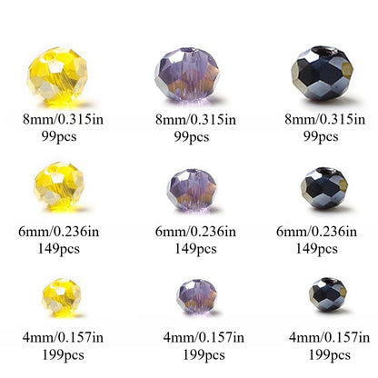 2691pcs Halloween Glass Bead Set