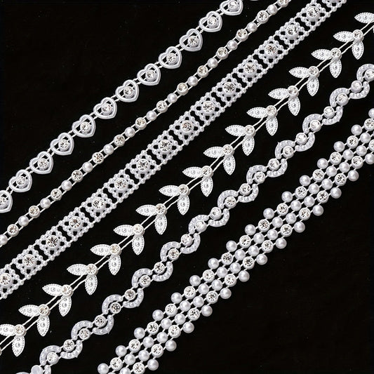 Pearlescent Love Leaf Acrylic Bead Chain