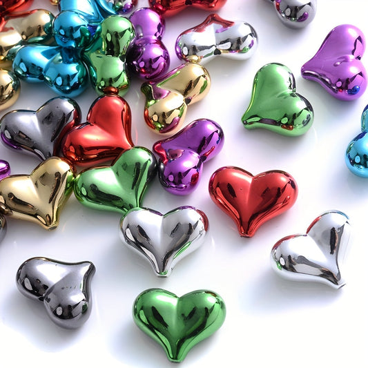 Acrylic Heart Shape Beads