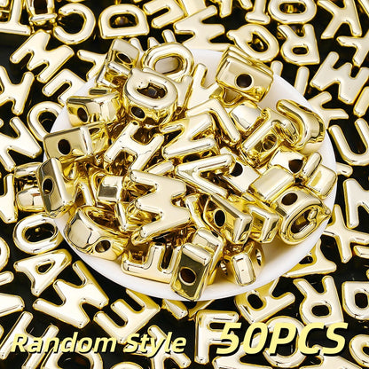Colorful Alphabet Acrylic Beads