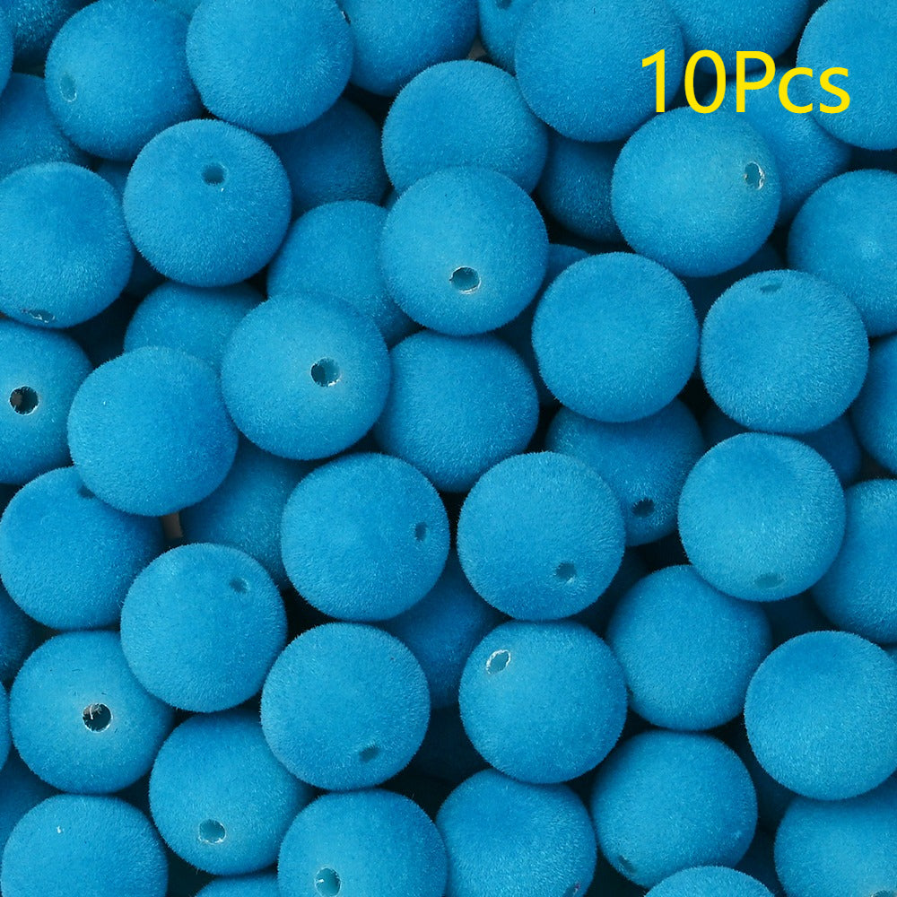 Frosted Round Acrylic Beads