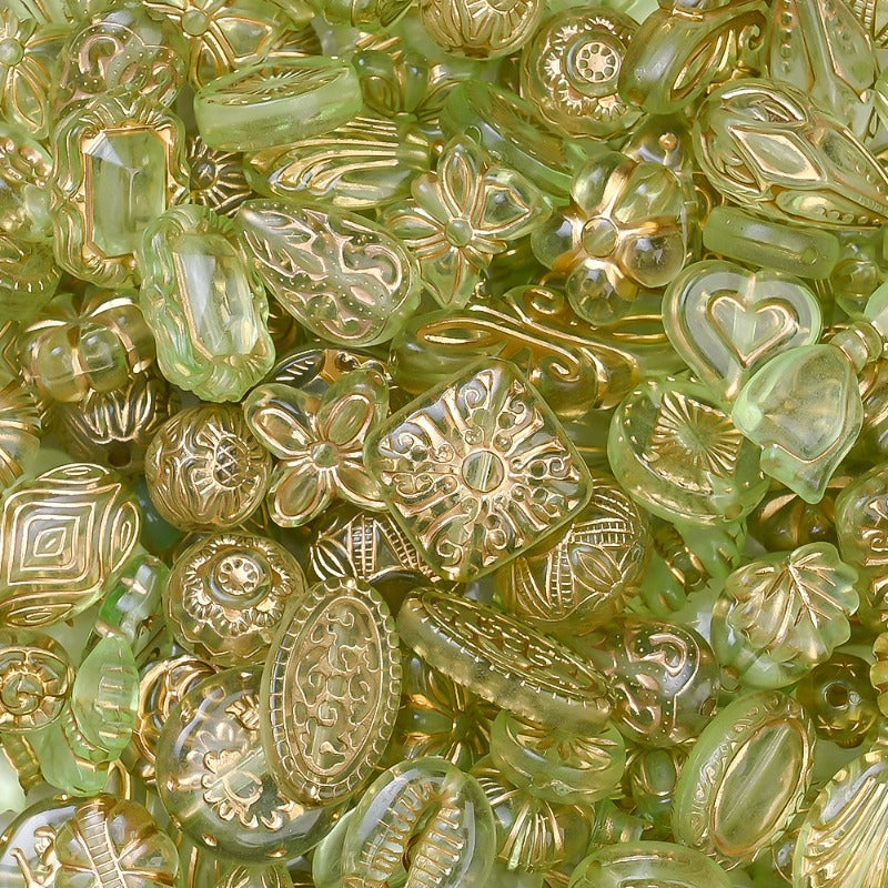 30g/bag 8-30mm Bohemian Style Acrylic Shape Beads