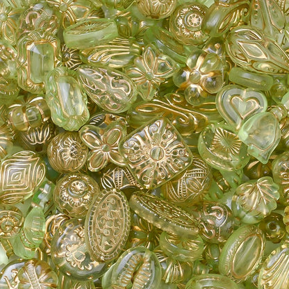 30g/bag 8-30mm Bohemian Style Acrylic Shape Beads