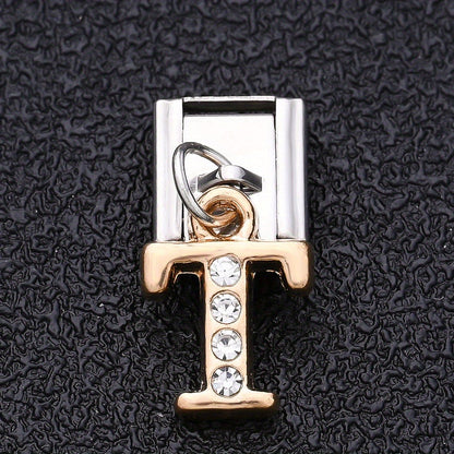 1PC Rhinestone A-Z Letter Modular Bracelet Charm Set