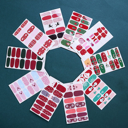 1 Sheet Christmas Nail Wrap Stickers