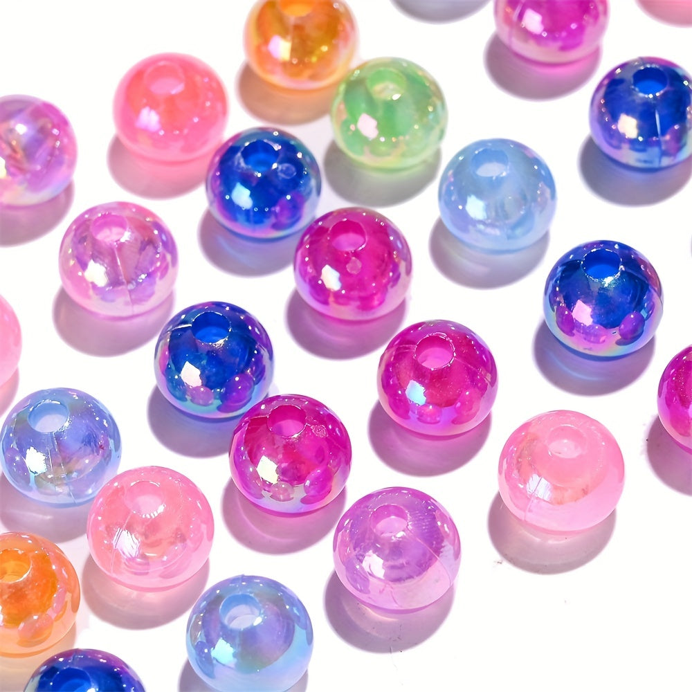 Colorful Clear Acrylic Beads