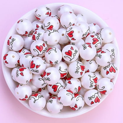 Acrylic LOVE Letter Beads