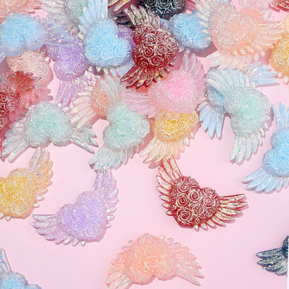 Luminous Love Wing Resin Patches