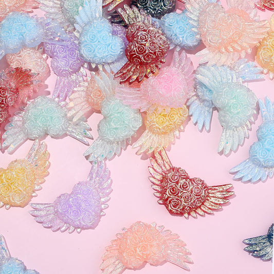 Luminous Love Wing Resin Patches