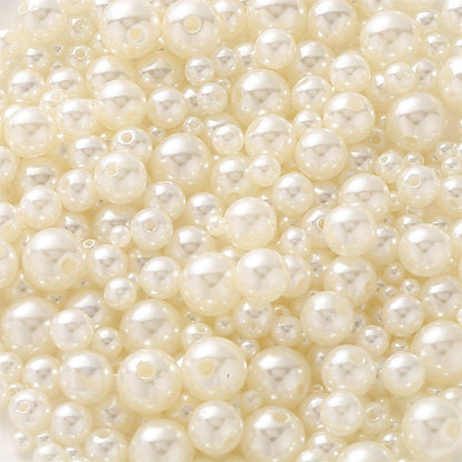 Mixed Size ABS Acrylic Beads Set
