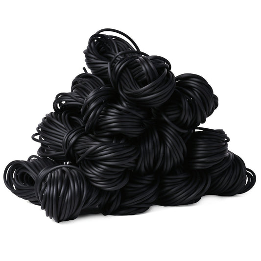 2 mm Black Elastic Jewelry Cord