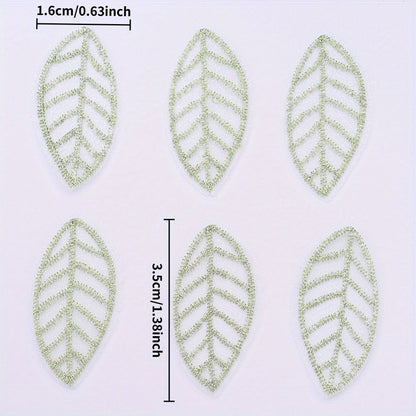 Green Mesh Leaf Patches