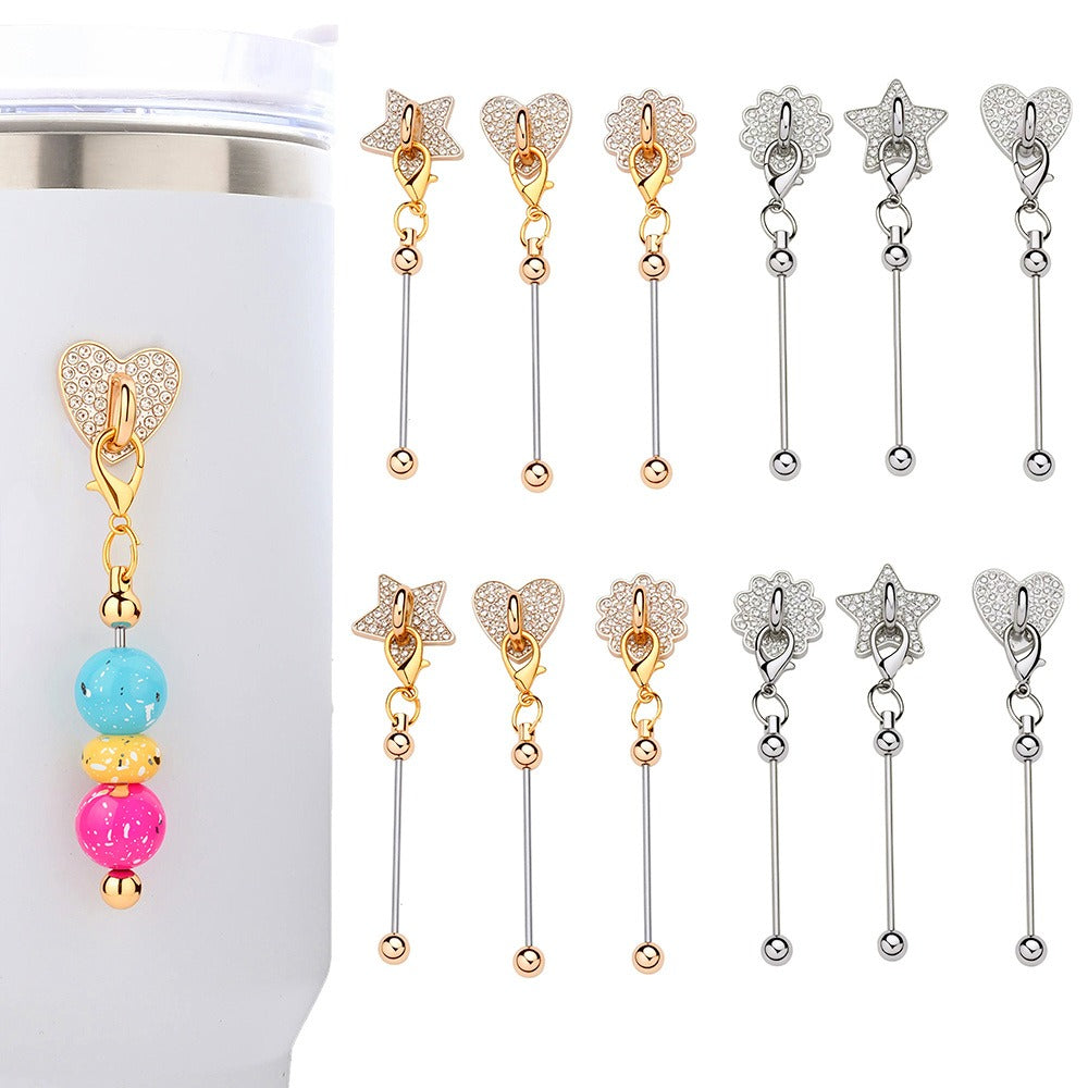 Star Heart Self-Adhesive Keychain Set