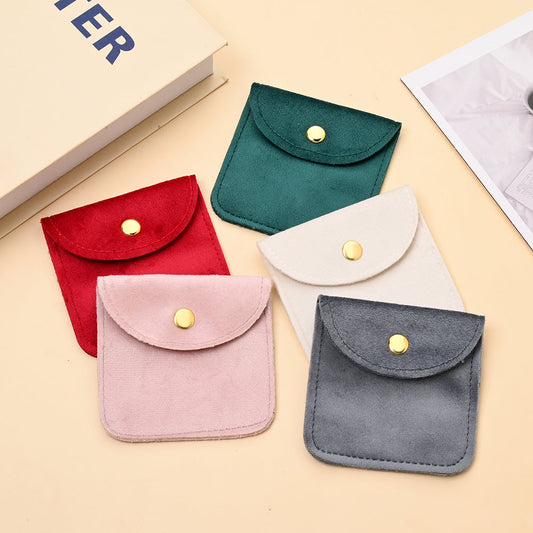 8x8 cm Flannel Jewelry Storage Bags
