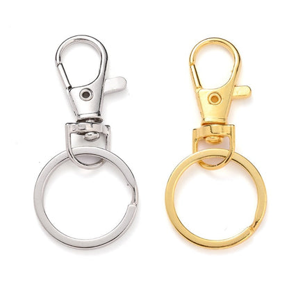 Golden Silvery Alloy Lobster Clasps