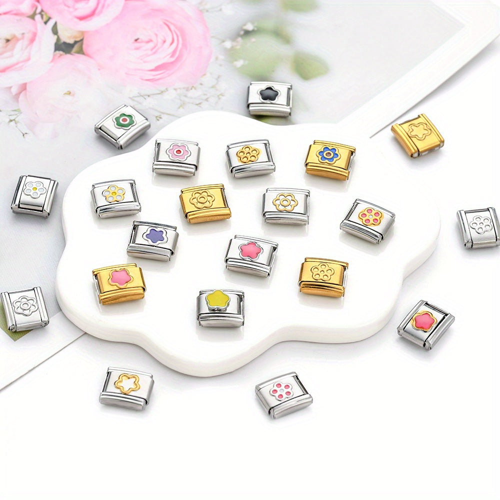Flower Alloy Bracelet Module