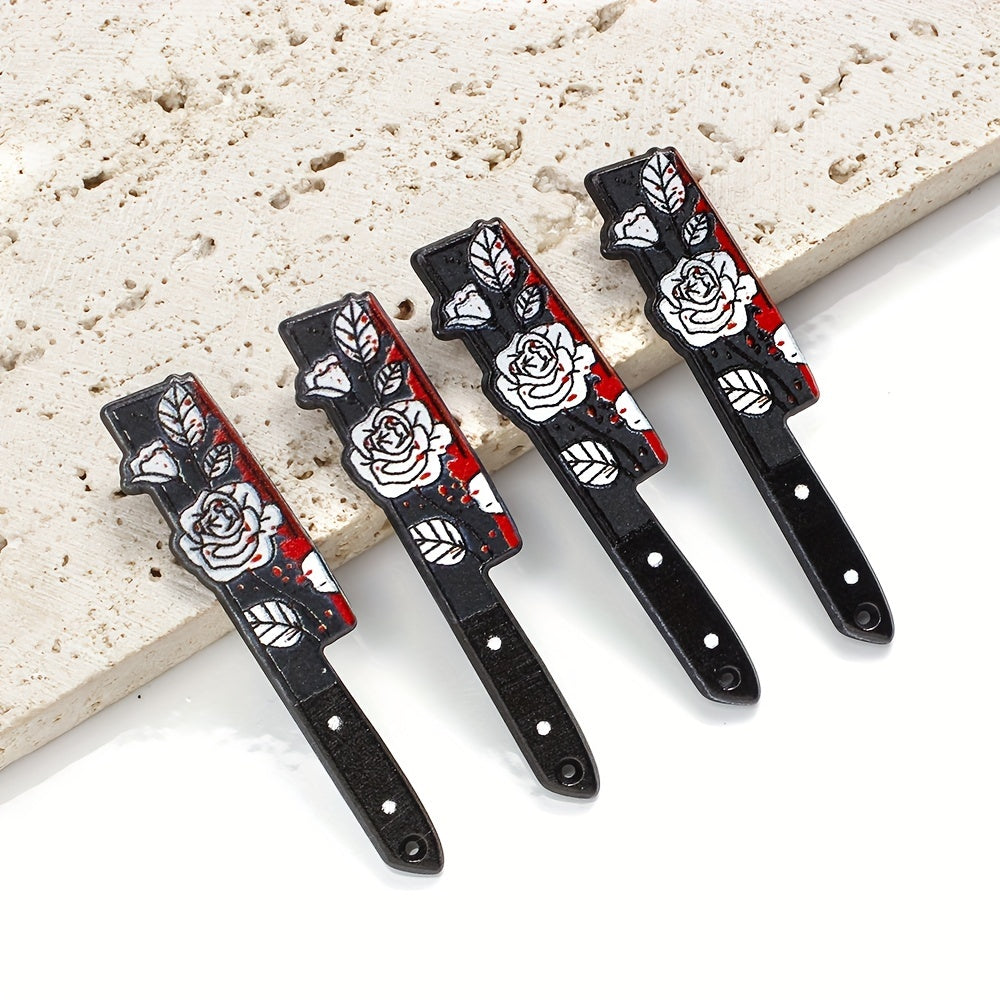 Horror Bloody Style Acrylic Beads