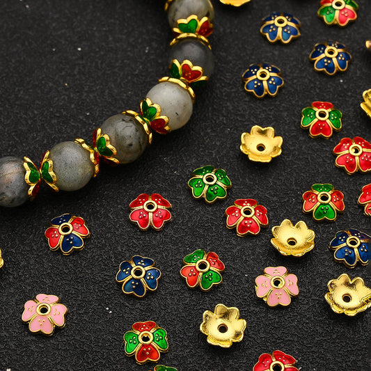 Vintage Four Leaf Clover Flower Tray Beads