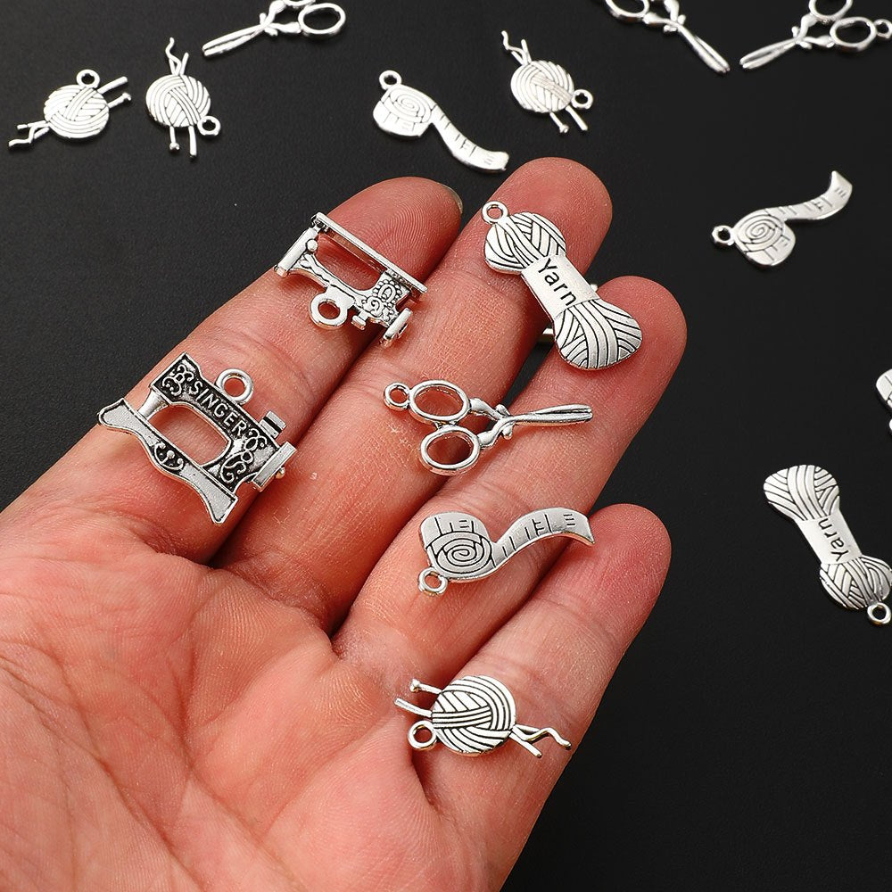 11-30 mm Alloy Pendant Sewing Charms