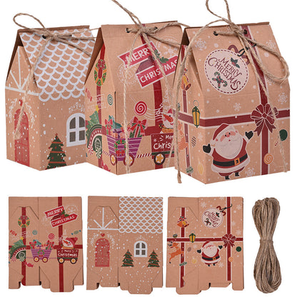 Christmas House Shaped Gift Boxes
