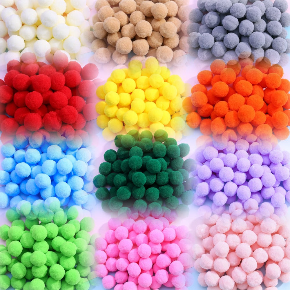 Rainbow Pom Pom Balls