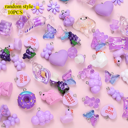 Y2K Resin Flower & Charm Beads