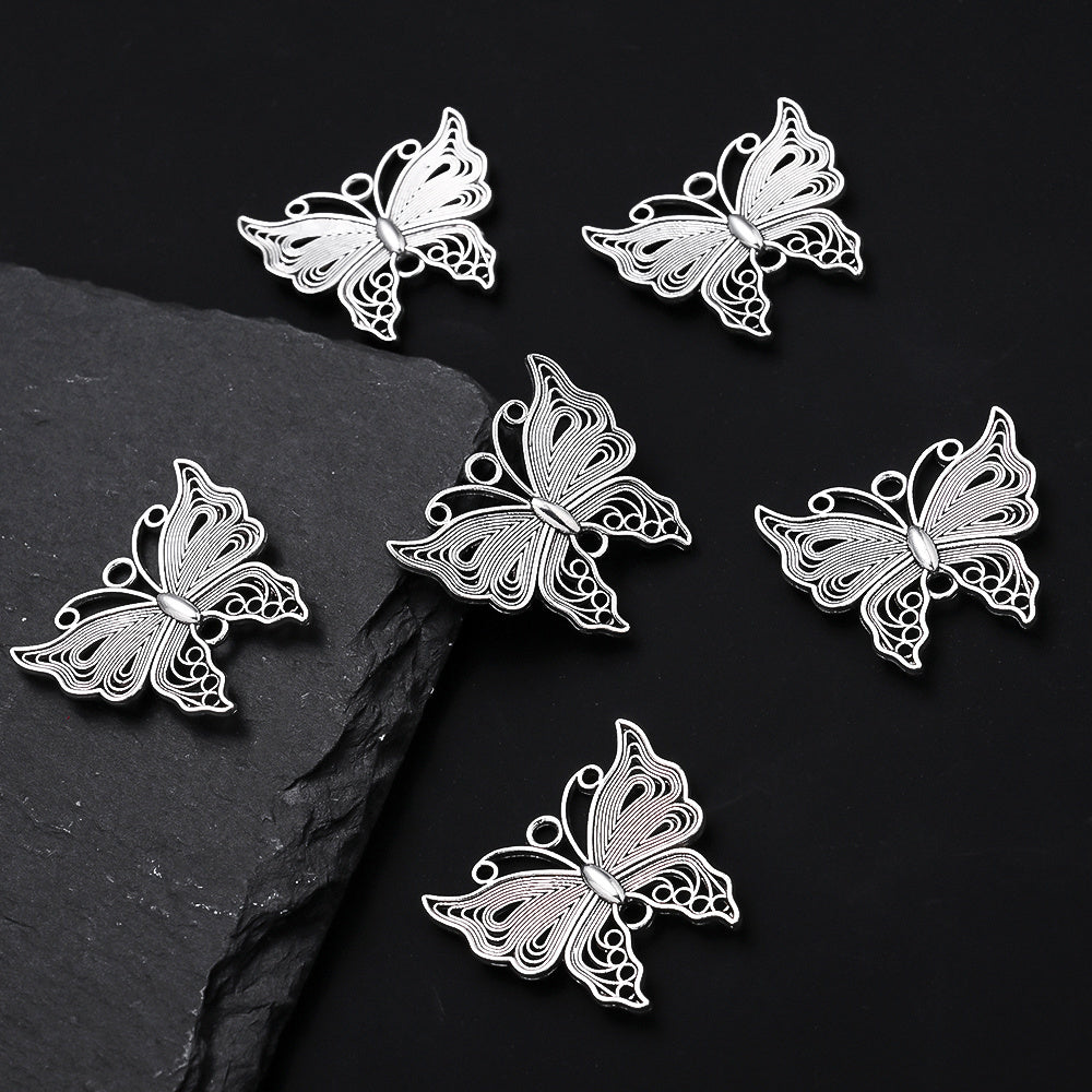 Vintage Butterfly Alloy Charms