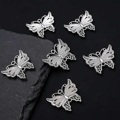 Vintage Butterfly Alloy Charms