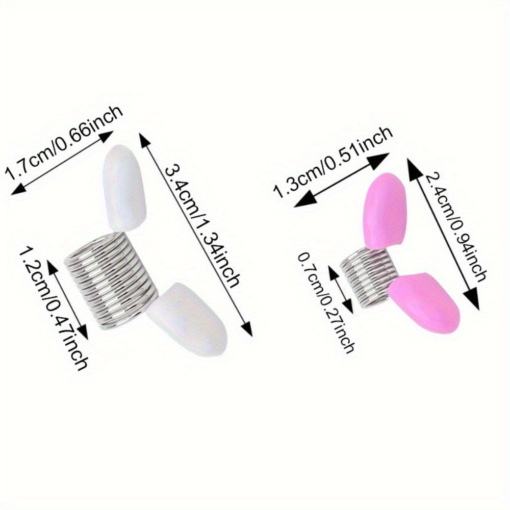6-Piece 2-Size Bead Stopper & Jewelry Wire Clamps