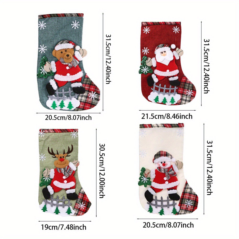 1-Piece Classic Christmas Stocking