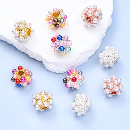 Round Alloy Spacer Beads
