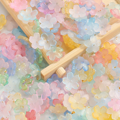 Gradient Lily Flower Beads