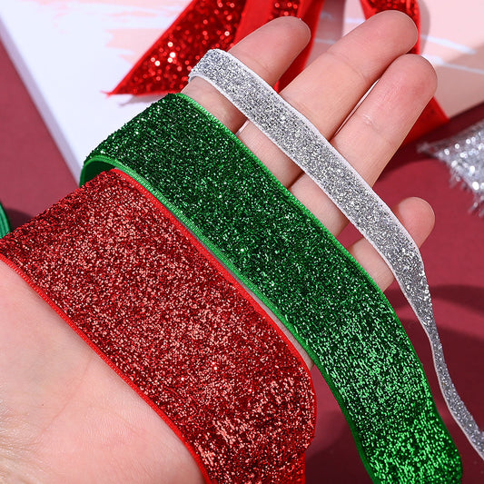 Colorful Glitter Ribbon
