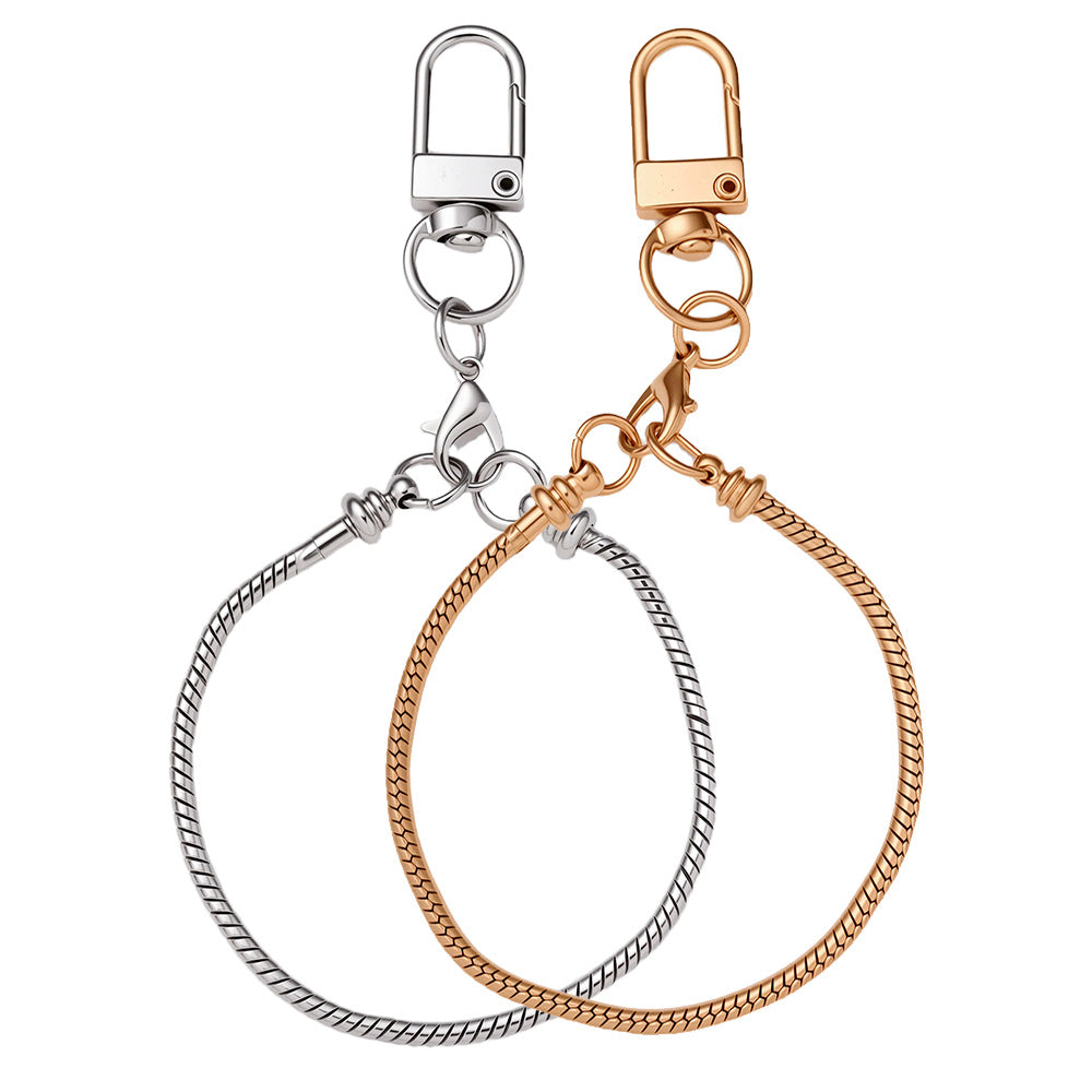 Blank Beadable Keychain Set