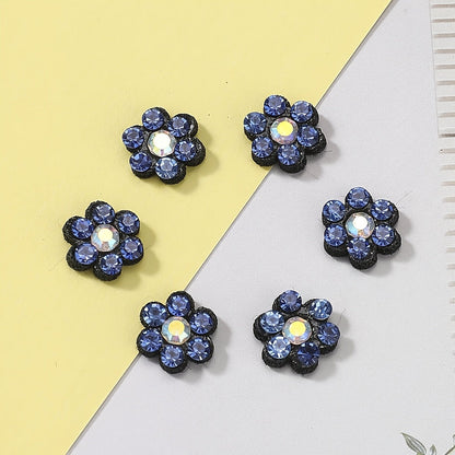 Plum Blossom Rhinestone Patches